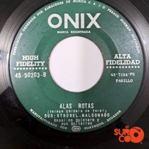 Disco de Vinilo Dúo Strobel Maldonado - El Entrador / Alas Rotas Vinyl Record