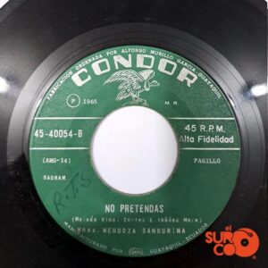 Disco de Vinilo Hermanas Mendoza Sangurima - Soñé En Ti / No Pretendas Vinyl Record