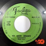 Disco de Vinilo Los Locos Del Ritmo - Ven Quiero Abrazarte / Laurita Vinyl Record