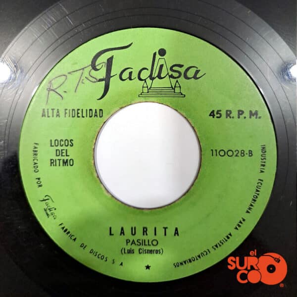Disco de Vinilo Los Locos Del Ritmo - Ven Quiero Abrazarte / Laurita Vinyl Record