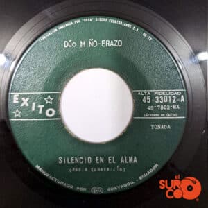 Dúo Miño Erazo - Silencio En El Alma / Mi Cielo Vinilo