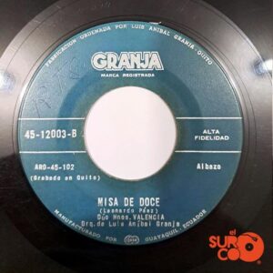 Disco de Vinilo Hermanos Valencia - Pasional / Misa De Doce Vinyl Record
