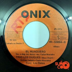 Disco de Vinilo Trío Los Duques - Diamantina / El Huaquero Vinyl Record