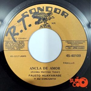 Disco de Vinilo Fausto Huayamabe - Escombros / Ancla De Amor Vinyl Record