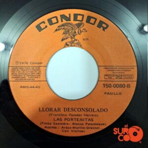 Disco de Vinilo Las Porteñitas - Recuerdos De Amor / Llorar Desconsolado Vinyl Record
