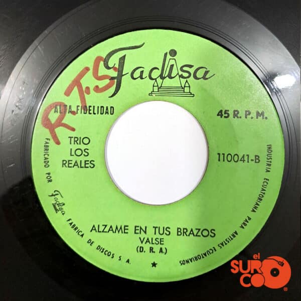 Disco de Vinilo Trío Los Reales - Pena De Amor / Álzame En Tus Brazos Vinyl Record