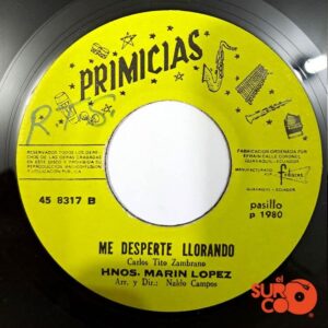 Disco de Vinilo Hermanos Marín López - Ven Te Ruego / Me Desperté Llorando Vinyl Record