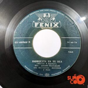 Disco de Vinilo Dúo Bowen Villafuerte - La Pena De No Verte / Madrecita En Tu Día Vinyl Record