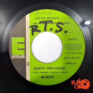 Disco de Vinilo Lolita Aguavil - A Mi Rosita / Triste Orfandad Vinyl Record