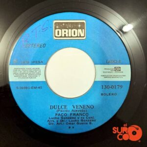 Disco de Vinilo Paco Franco - Vives En Mi Recuerdo / Dulce Veneno Vinyl Record