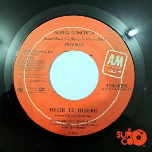 Disco de Vinilo María Conchita Alonso - Acaríciame / Decir Te Quiero Vinyl Record