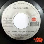 Disco de Vinilo Camilo Sesto - Amor No Me Ignores / No Sabes Cuanto Te Quiero Vinyl Record