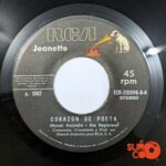 Disco de Vinilo Jeanette - Corazón De Poeta / El Muchacho De Los Ojos Tristes Vinyl Record