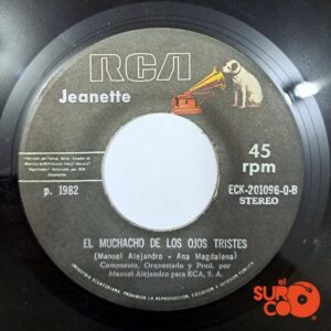 Disco de Vinilo Jeanette - Corazón De Poeta / El Muchacho De Los Ojos Tristes Vinyl Record