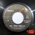 Disco de Vinilo Emmanuel - Este Terco Corazón / Quiero Dormir Cansado Vinyl Record