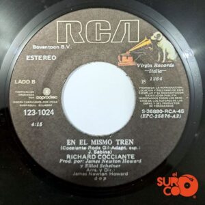 Disco de Vinilo Richard Cocciante - Sinceridad / En El Mismo Tren Vinyl Record