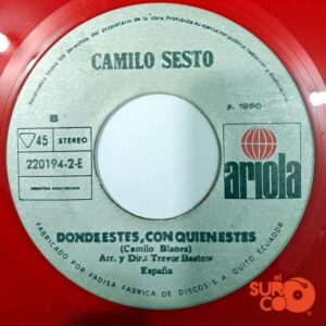 Disco de Vinilo Camilo Sesto - Perdóname / Donde Estés, Con Quien Estés Vinyl Record