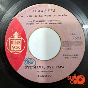 Disco de Vinilo Jeanette - Soy Rebelde / Oye Mamá, Oye Papá Vinyl Record