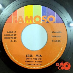 Disco de Vinilo Chiquetete - Esta Cobardía / Eres Mía Vinyl Record