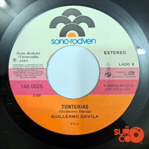 Disco de Vinilo Guillermo Dávila - Sin Pensarlo Dos Veces / Tonterías Vinyl Record