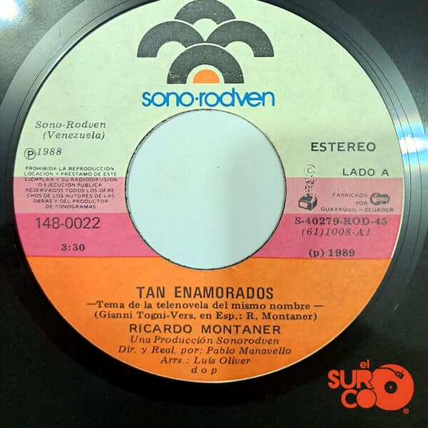 Ricardo Montaner - Tan Enamorados / Tu Vinilo