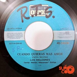 Disco de Vinilo Los Halcones - Para Ti / Cuando Quieras Más Amor Vinyl Record