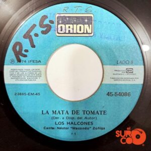 Disco de Vinilo Los Halcones - Rompamos El Contrato / La Mata De Tomate Vinyl Record