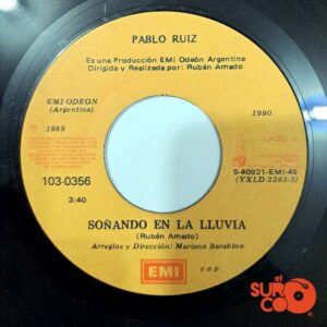 Disco de Vinilo Pablo Ruiz - La Malagueña / Soñando En La Lluvia Vinyl Record