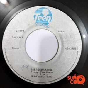 Disco de Vinilo Proyecto Uno - Dirty Cash (Tan Interesada) / Sabrosura Mix Vinyl Record