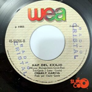 Disco de Vinilo Charly García - Nos Siguen Pegando Abajo / Rap Del Exilio Vinyl Record