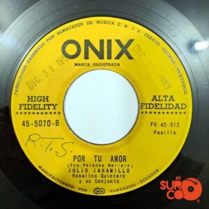 Disco de Vinilo Julio Jaramillo - Para Ti Madrecita / Por Tu Amor Vinyl Record