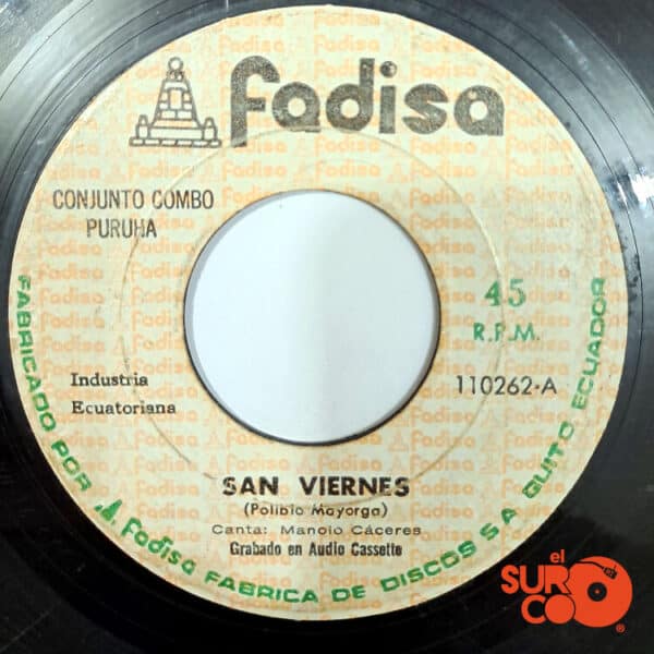 Conjunto Combo Puruhá - San Viernes / Tu Ñaña Vinilo