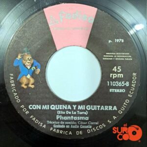 Disco de Vinilo Phantasma - Donde Estás Mi Amor? / Con Mi Quena Y Mi Guitarra Vinyl Record