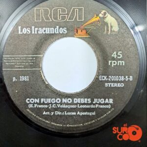 Disco de Vinilo Los Iracundos - Tarde Loca De Amor / Con Juego No Debes Jugar Vinyl Record