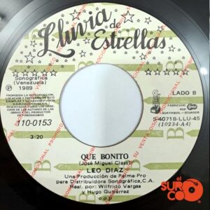 Disco de Vinilo Leo Diaz - Casi Te Envidio / Que Bonito (Promocional) Vinyl Record