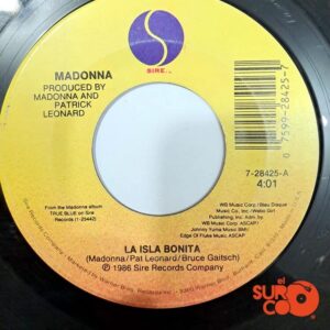 Disco de Vinilo Madonna - La Isla Bonita / La Isla Bonita (Instrumental) Vinyl Record