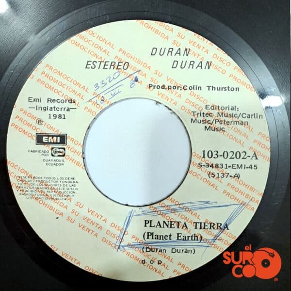 Duran Duran - Planet Earth / Late Bar (Promocional) Vinilo