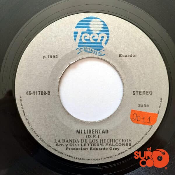 Disco de Vinilo La Banda De Los Hechiceros - Pareces Una Nena / Mi Libertad Vinyl Record