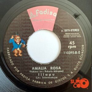 Disco de Vinilo Illapu - Amigo / Amalia Rosa Vinyl Record
