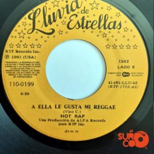 Disco de Vinilo Hot Rap - El Bochinche / A Ella Le Gusta Mi Reggae Vinyl Record