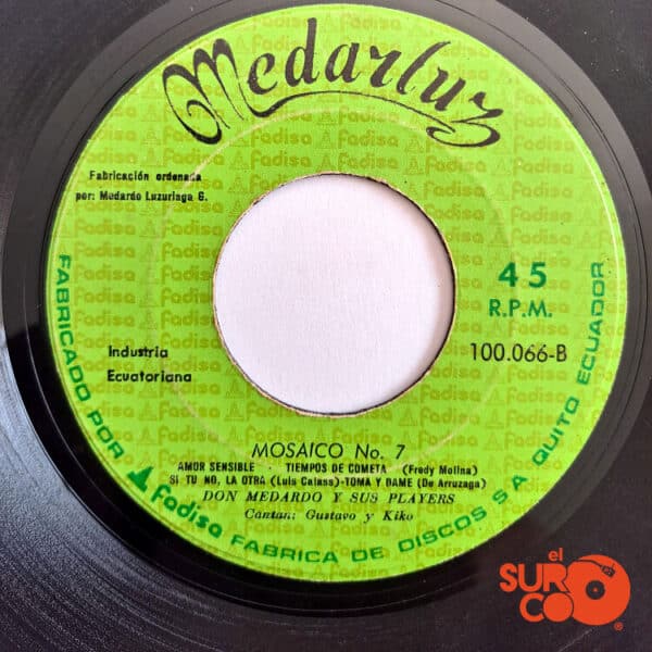 Disco de Vinilo Don Medardo Y Sus Players - Al Calor De La Cumbia / Mosaico No. 7 Vinyl Record