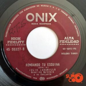 Disco de Vinilo Julio Jaramillo - Carta A Mi Madre / Rondando Tu Esquina Vinyl Record