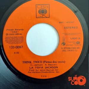 Disco de Vinilo La Toya Jackson - Hot Potato / Think Twice Vinyl Record