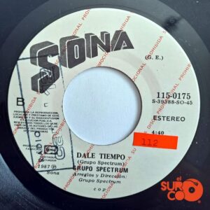 Disco de Vinilo Grupo Spectrum - No Me Digas Que No / Dale Tiempo (Promocional) Vinyl Record