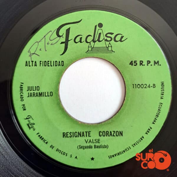 Disco de Vinilo Julio Jaramillo - Porque / Resignate Corazón Vinyl Record