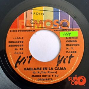 Disco de Vinilo Mario Ortíz Y Su Orquesta - En Bancarrota / Háblame En La Cama Vinyl Record