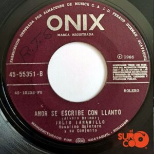 Disco de Vinilo Julio Jaramillo - Confesión Al Señor / Amor Se Escribe Con Llanto Vinyl Record