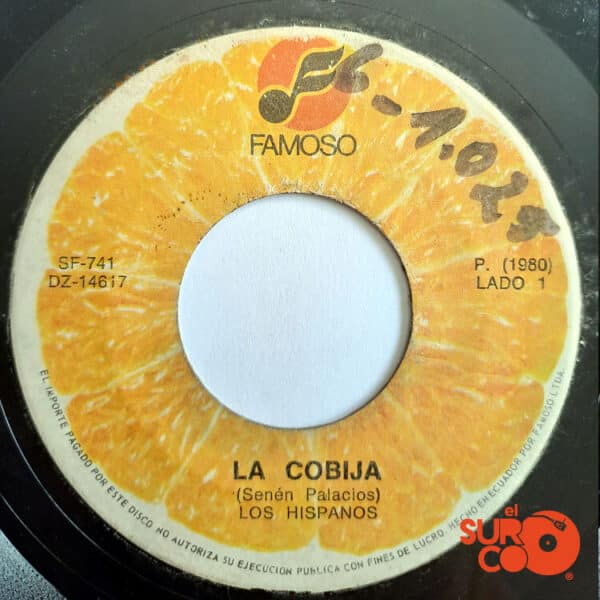 Disco de Vinilo Los Hispanos - La Cobija / Se Rompió El Chaleco Vinyl Record
