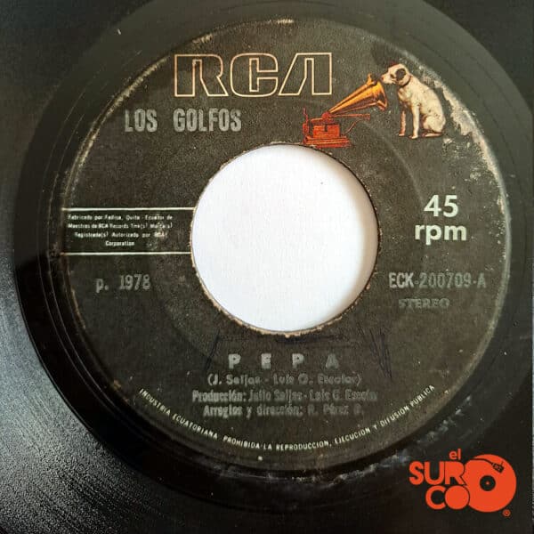 Disco de Vinilo Los Golfos - Pepa / No Vale La Pena Vinyl Record