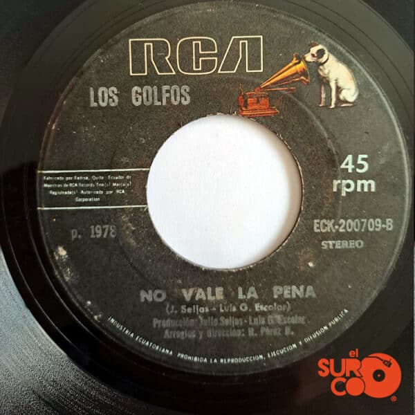Disco de Vinilo Los Golfos - Pepa / No Vale La Pena Vinyl Record
